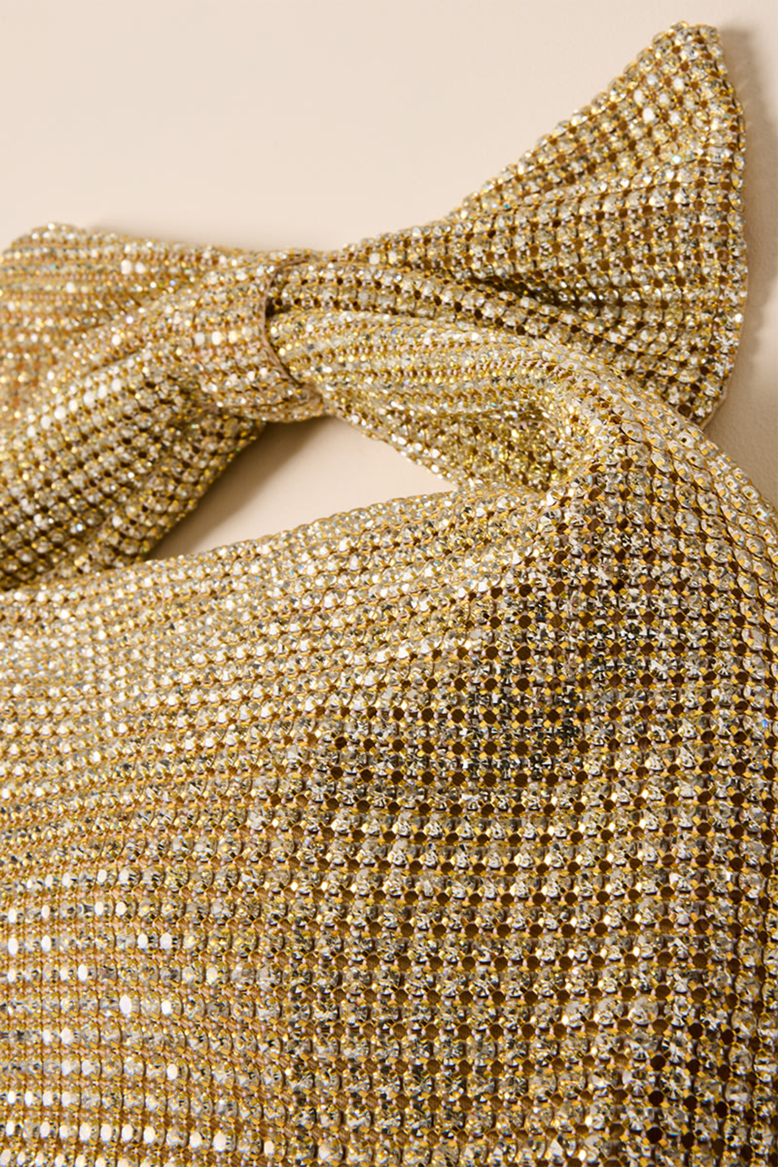 Wendy Crystal Bow Evening Clutch | Francesca's