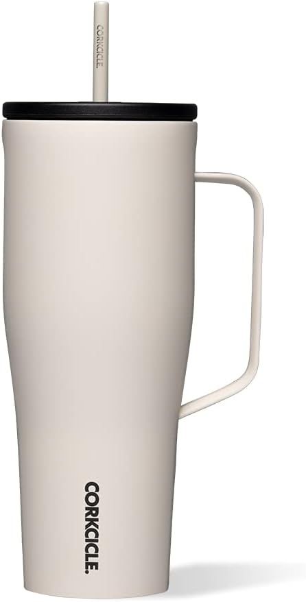 Corkcicle 30oz Tumbler With Handle, Latte, Reusable Water Bottle, Triple Insulated Stainless Stee... | Amazon (US)