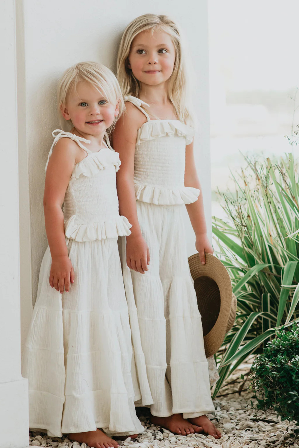 Bella Muslin Pants (light ivory) | INDIE BLUE