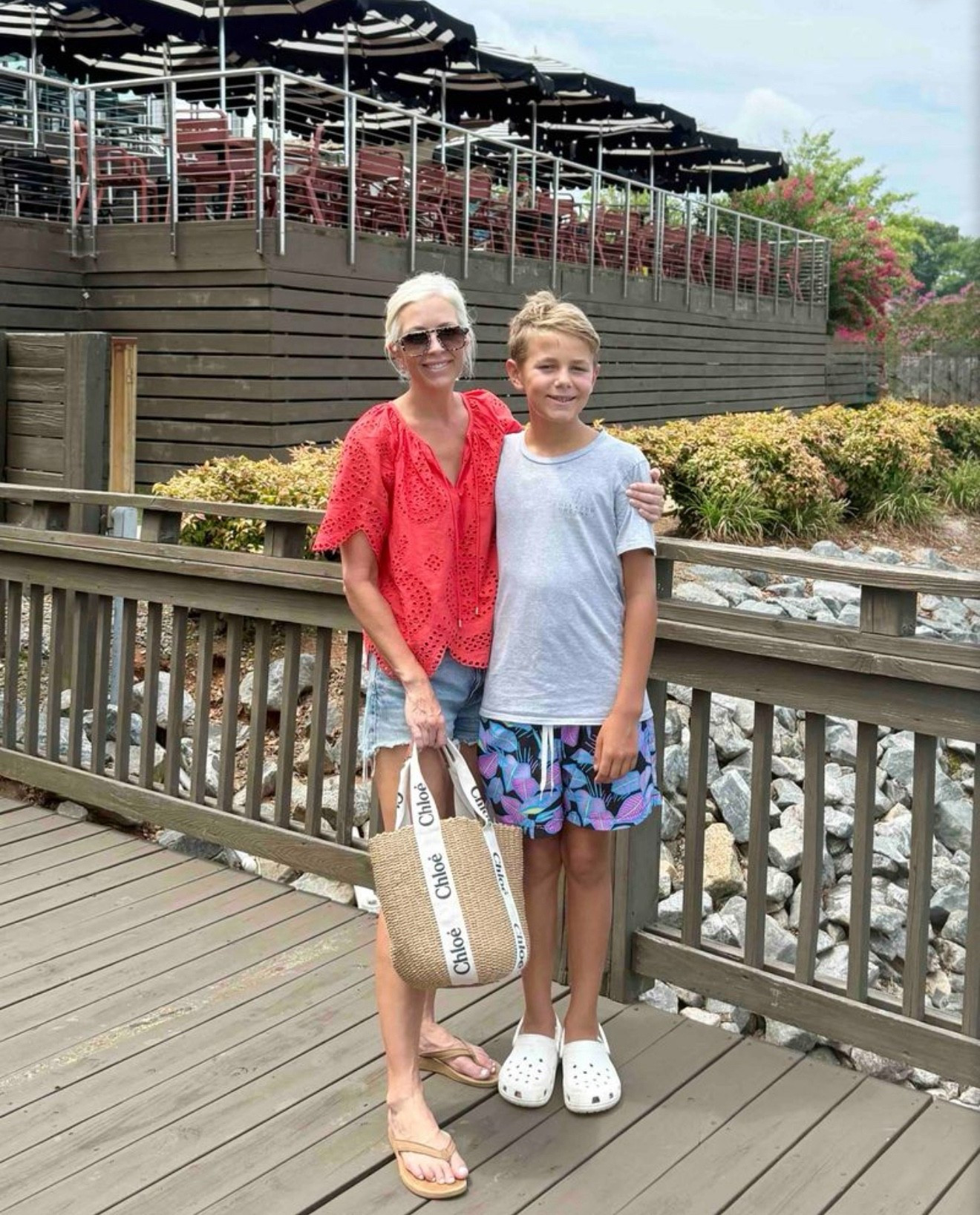 The lake with my almost teenager!