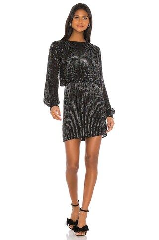 LPA Bellissa Dress in Black Multi from Revolve.com | Revolve Clothing (Global)