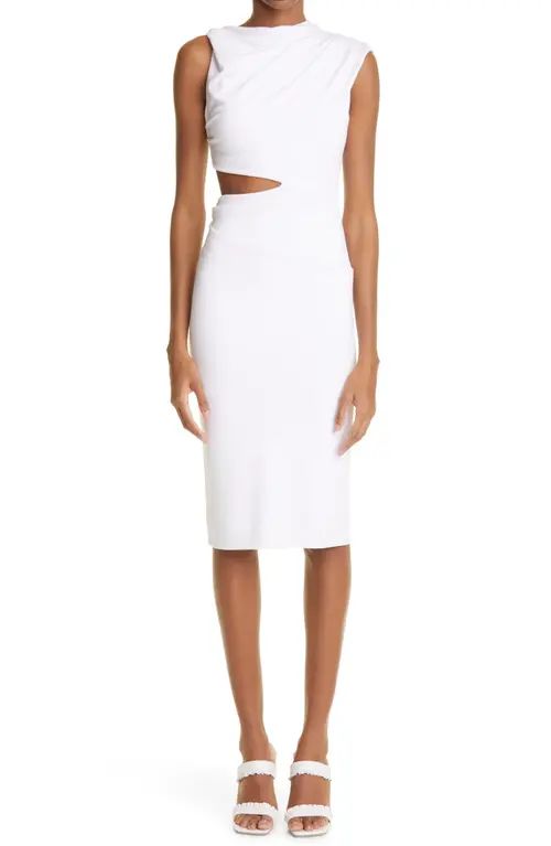 Et Ochs Asymmetric Cutout Dress in White at Nordstrom, Size 6 | Nordstrom