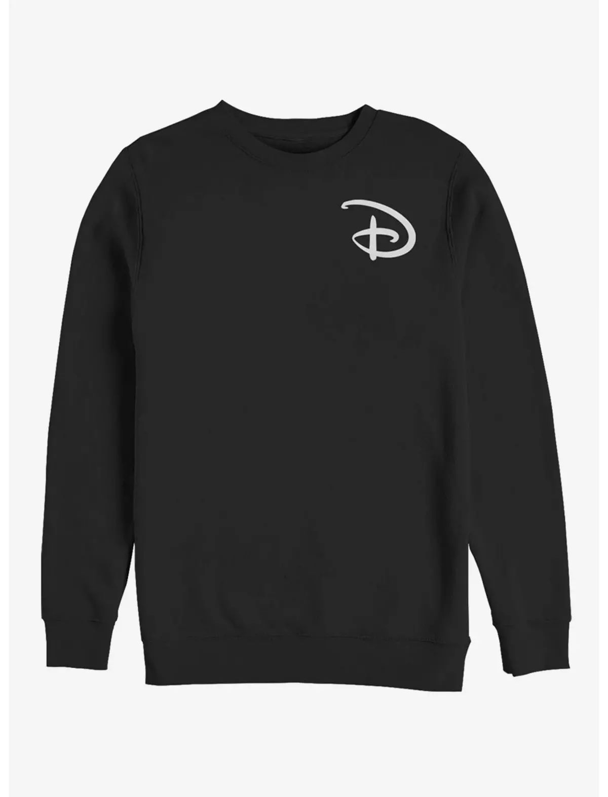 Disney Classic Disney D Pocket Logo Crew Sweatshirt | Hot Topic