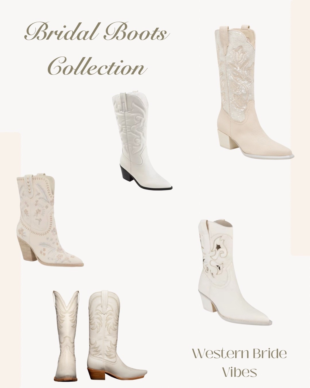 “A little country, a lot of bridal ✨🤍”
Western bride vibes in full effect. Shop the boots made for walking down the aisle your way. #CountryBride #LTKWeddingStyle #WesternBride #LTKBridal