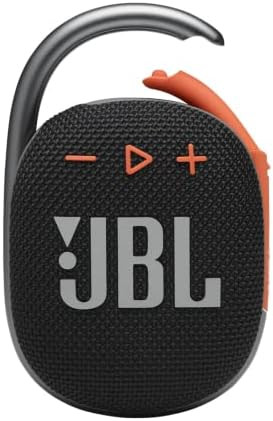 JBL Clip 4, Black/Orange - Portable Bluetooth 5.1 Speaker - Up to 10 Hours of Play - Waterproof &... | Amazon (US)