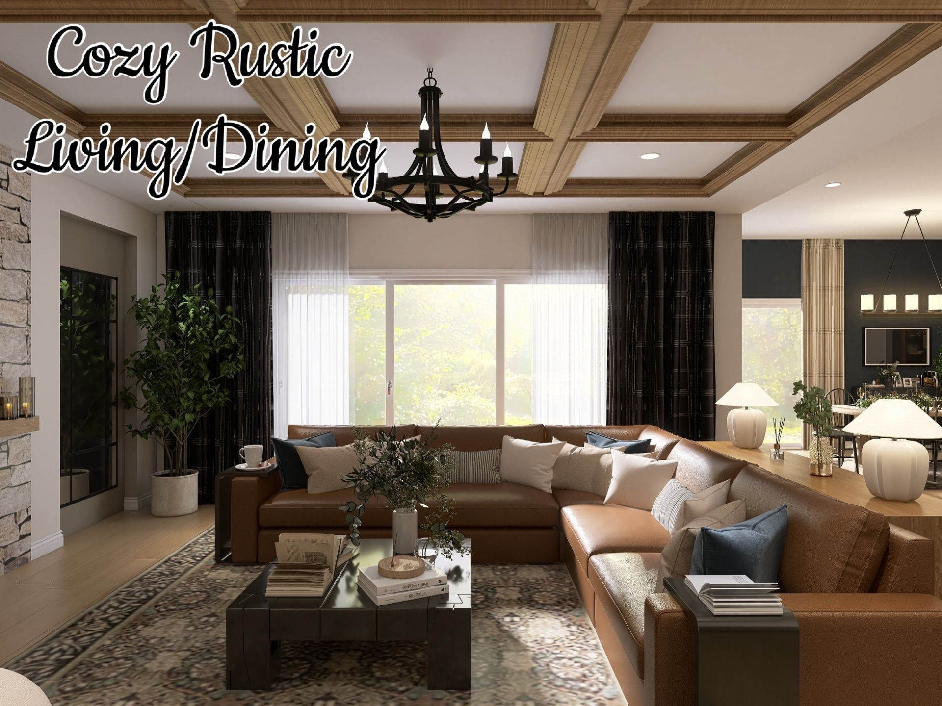 Designed by Olivia
Cozy Rustic Living/Dining 

#LTKSeasonal #LTKHome #LTKmomlife