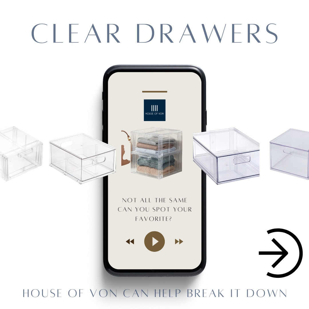House of Von breaks down the differences between the multitude of acrylic drawer options
#dormdecor #TheContainerStoreAmbassador #TheContainerStore #OrganizedLife
#savannahorganizer 
#houseofvon  #savannah #professionalorganizer #declutter #professionalorganizing  #cluttertoClarity #closetgoals


#LTKHome #LTKSeasonal #LTKSaleAlert