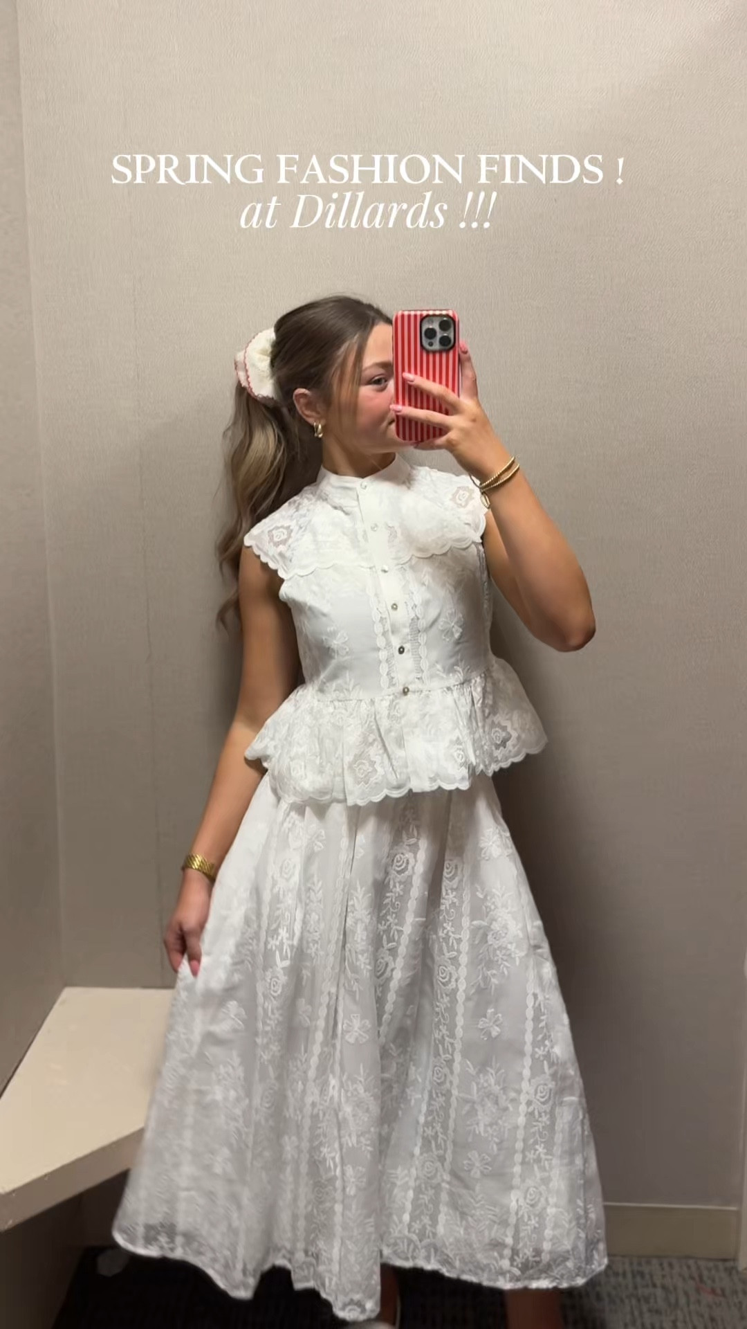 recent spring dillards finds !!! i’m a small in the skirt and an extra small in tops !!! 

#LTKootd #LTKSeasonal