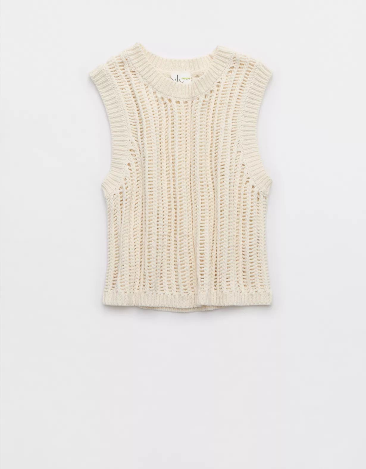 OFFLINE By Aerie Crochet Sweater Tank Top | Aerie
