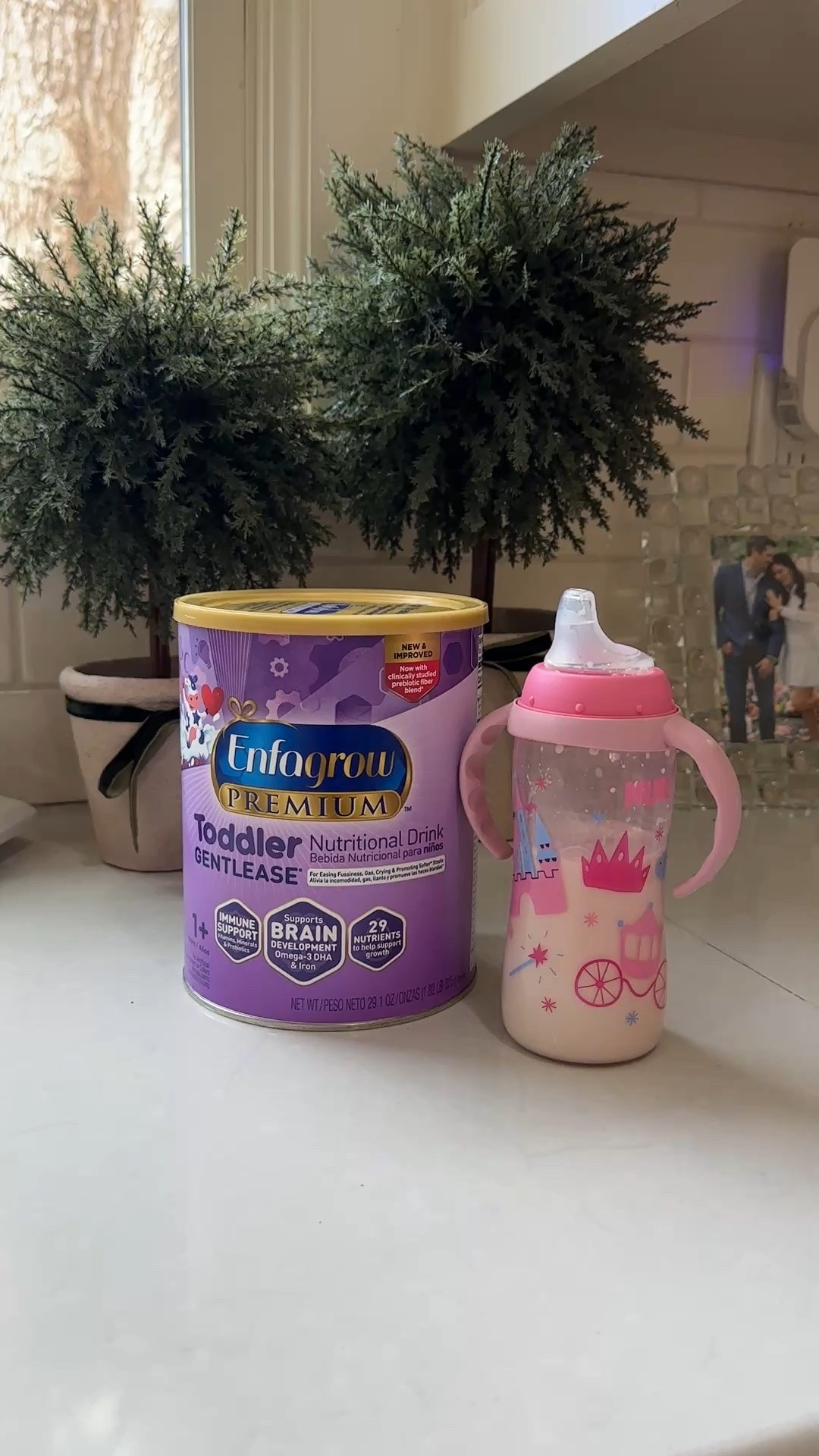 #ad One of my favorite mom hacks is our daily Enfagrow Gentlease - it has 29 key nutrients. A great compliment to our diet to help fill in the gaps when she might not be getting all the nutrition she needs from food alone. @target @enfamil #targetpartner #target #enfagrow 