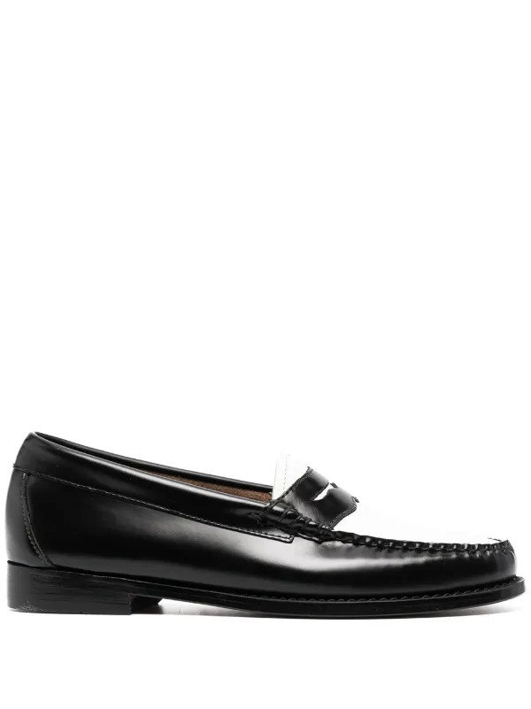 G.H. Bass & Co. colour-block Penny Loafers - Farfetch | Farfetch Global