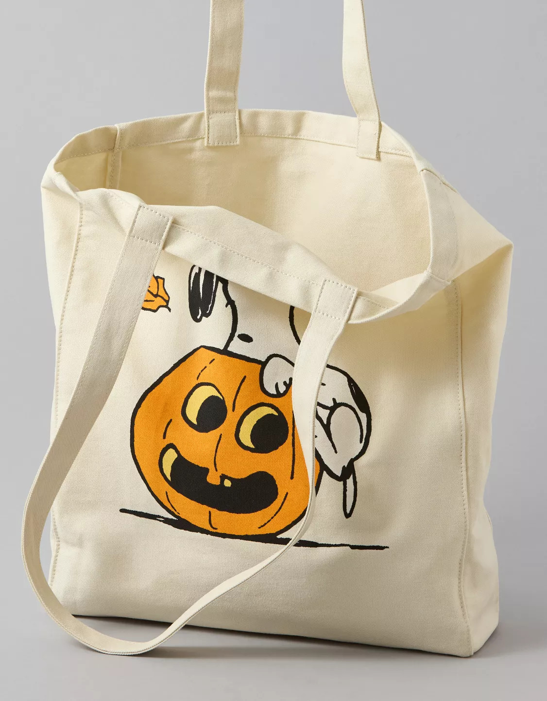 AE Snoopy Halloween Canvas Tote Bag | American Eagle Outfitters (US & CA)