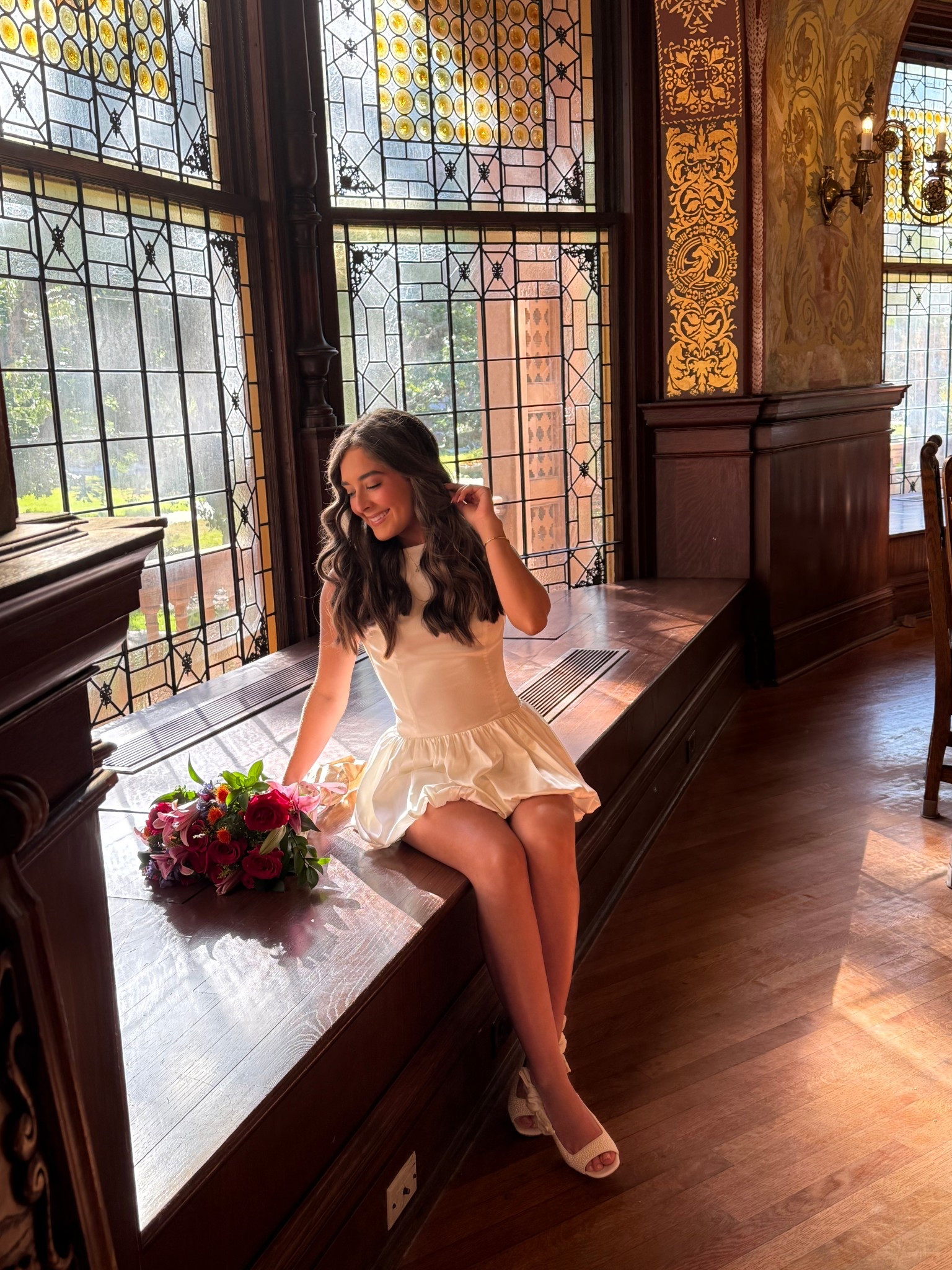 COLLEGE GRADUATION DRESS 🤍 tts size XXSP