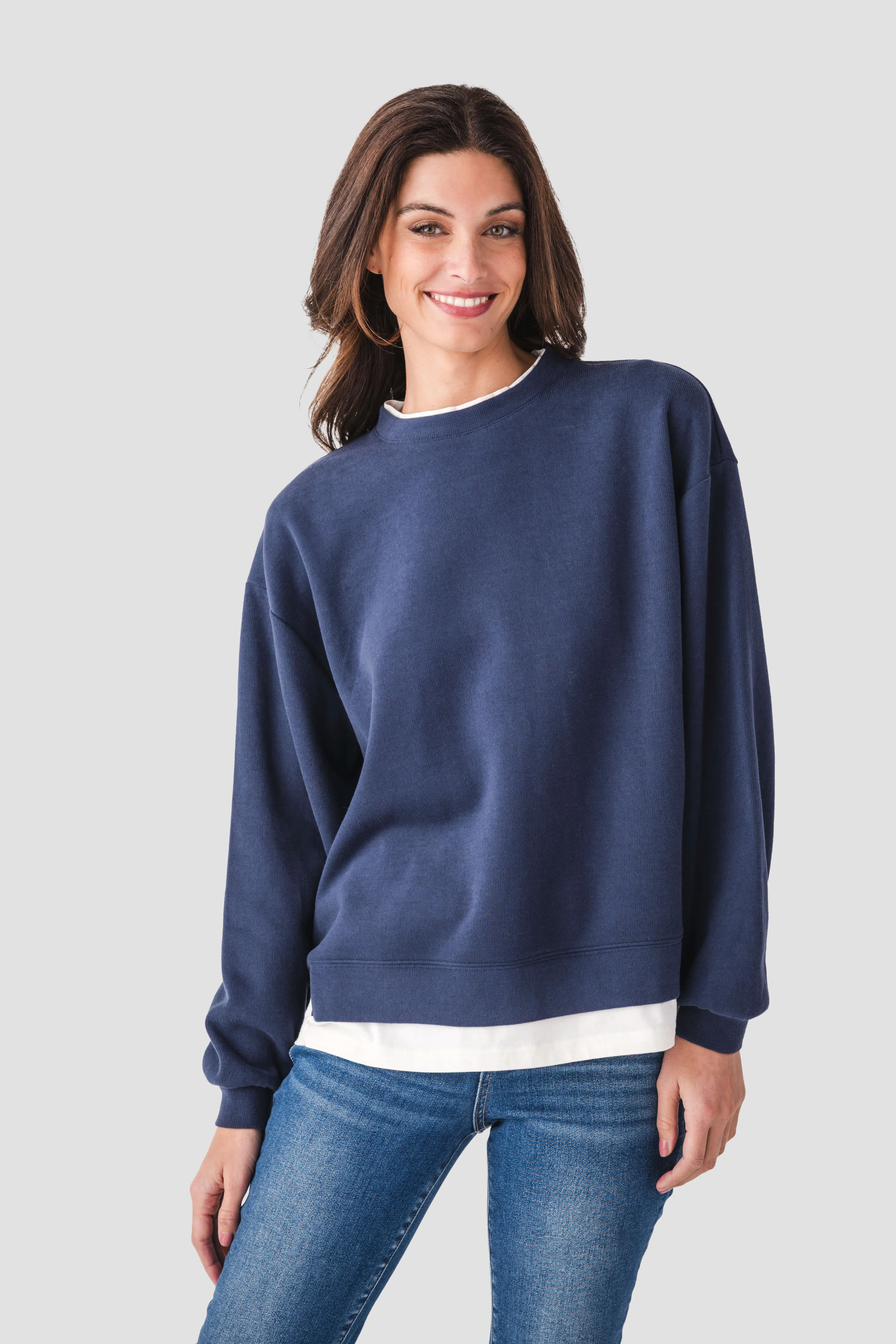 By Together Always On Crew Pullover | Social Threads