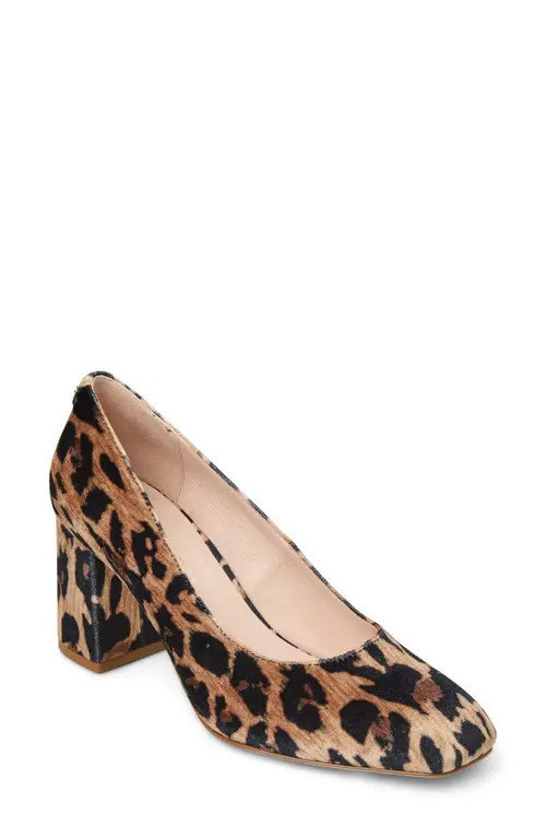 Jack Rogers Lenora Block Heel Pump in Leopard Multi at Nordstrom, Size 9.5 | Nordstrom