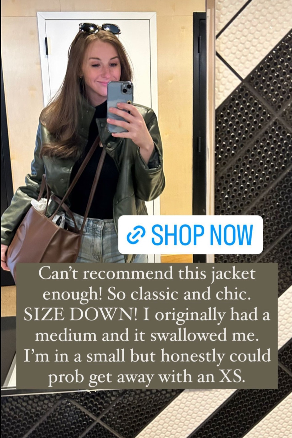 The It-Jacket you need immediately. Size down.

#LTKstyletip