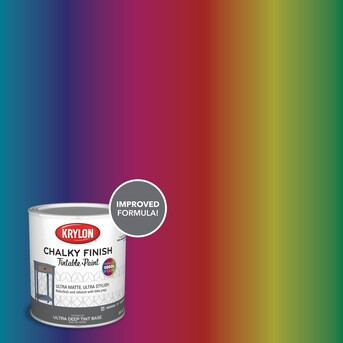 Krylon Ultra Deep Water-based Tintable Chalky Paint (1-quart) | Lowe's