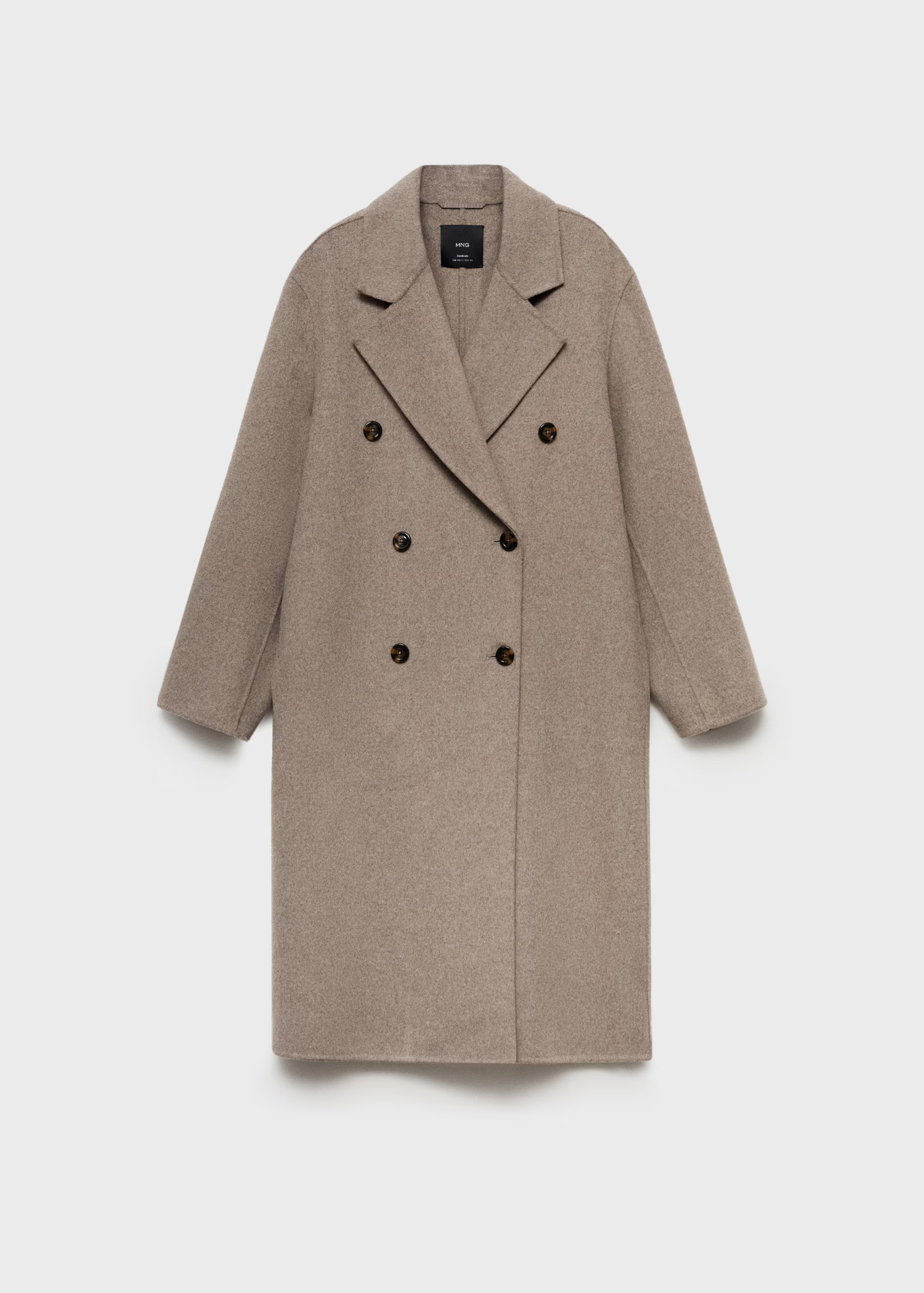 Handmade oversized wool coat - Women | MANGO USA | Mango (US/MX/AU)