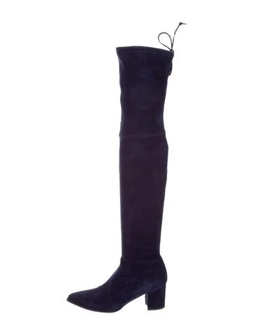 Stuart Weitzman Suede Over-The-Knee Boots | The Real Real, Inc.