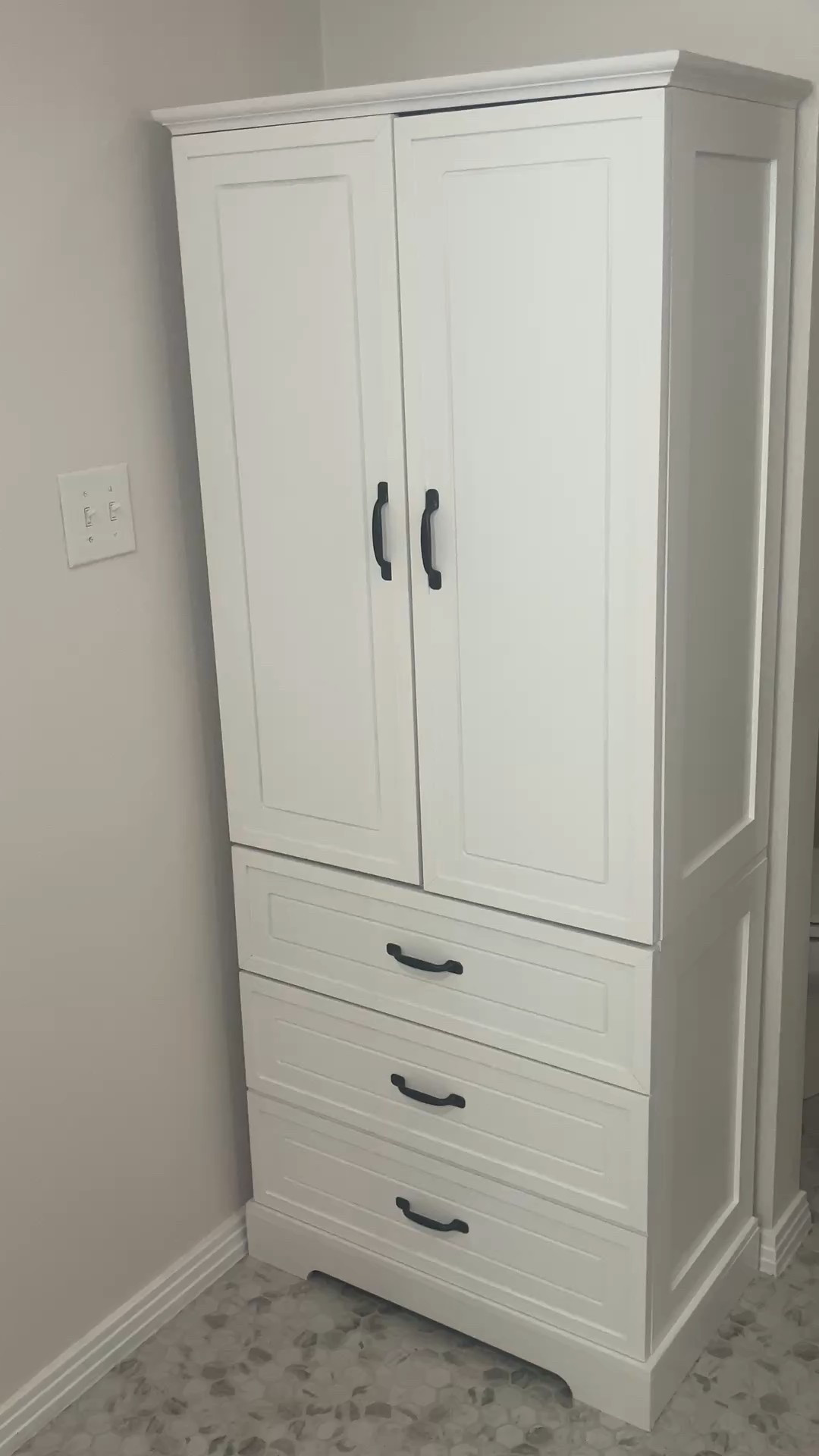 Unlock next-level organization with my new linen cabinet! 🔑✨ Elevate your storage, declutter your bathroom! #StorageMagic #StorageGoals #OrganizedLiving 

#LTKHome