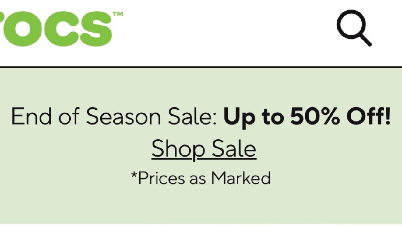Crocs is having their new year sale! Up to 50% off for kids, womens and men’s crocs! 

#LTKFindsUnder50 #LTKKids #LTKSaleAlert
