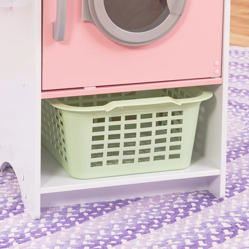 KidKraft Wooden Laundry Play Set, Stacking Washer and Dryer with Iron and Basket & Reviews | Wayf... | Wayfair North America