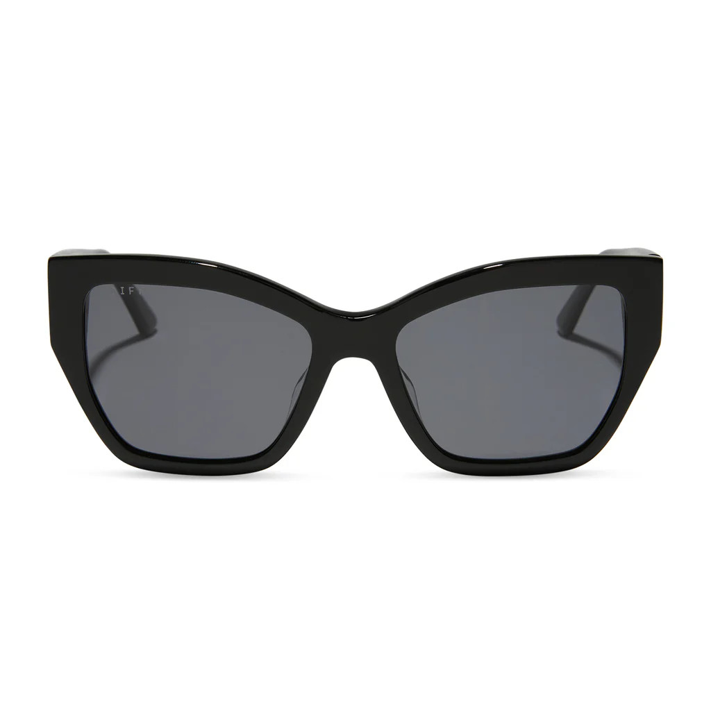 VIVIENNE - BLACK + GREY + POLARIZED SUNGLASSES | DIFF Eyewear