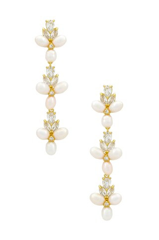 SHASHI Lucien Earrings in Pearl from Revolve.com | Revolve Clothing (Global)