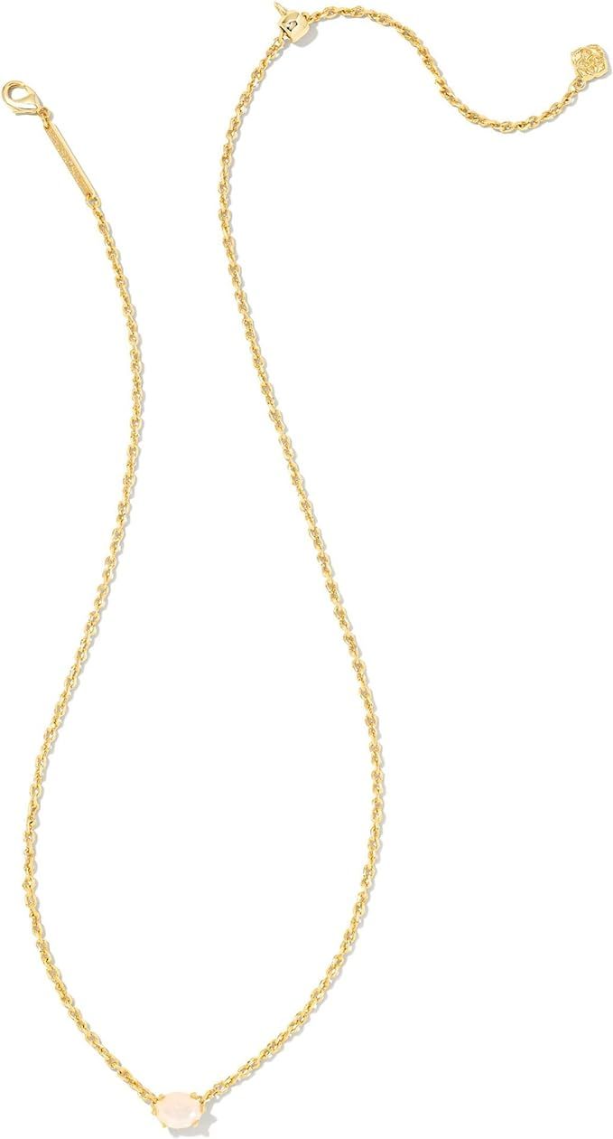 Kendra Scott Cailin Pendant Necklace Gold Champagne Opal Crystal One Size | Amazon (US)
