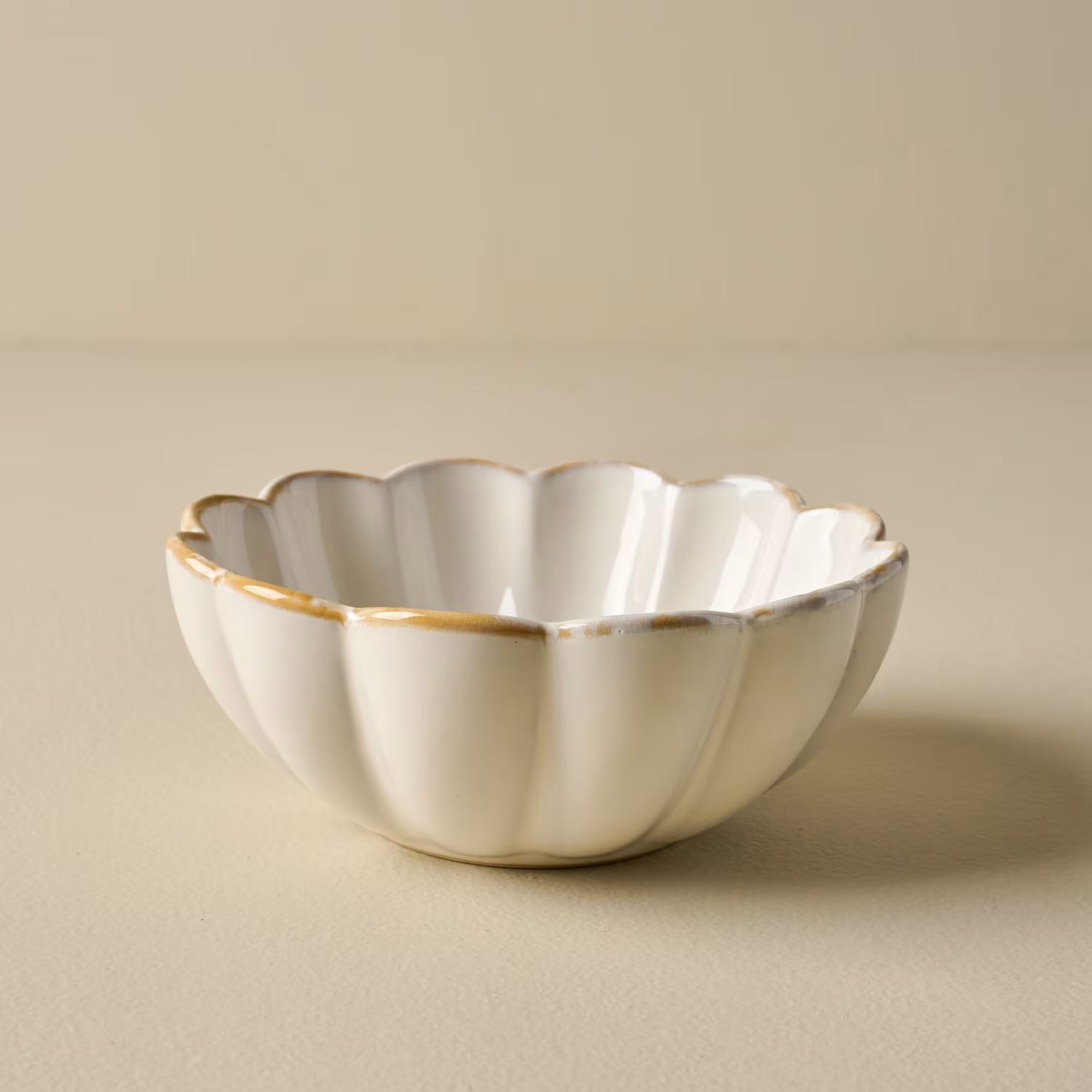 Cream Scalloped Cereal Bowl | Magnolia