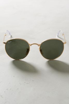 Ray-Ban Round Folding Sunglasses | Anthropologie (US)