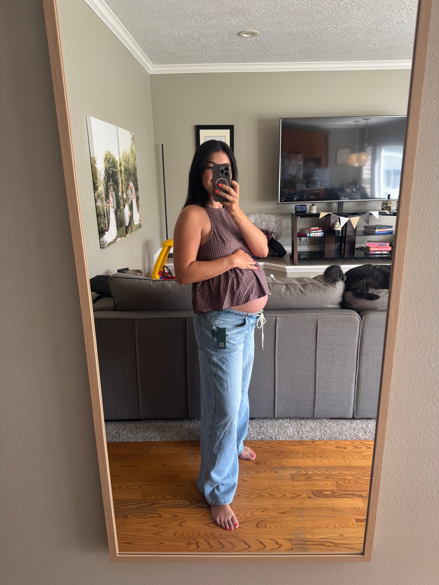 Fall must-buys for pregnant mamas! 🤰🏻🍂 I sized up 1 size in the jeans from my pre-pregnancy size  

#LTKBump #LTKautumn #LTKFindsUnder50