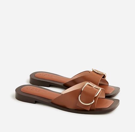 
These versatile J. Crew leather Callie sandals have been one of my go-to’s this spring. They’re easy to slide on and go. Perfect for so many looks!

#JCrew
#leatherslides
#summersandals

#LTKstyletip #LTKSeasonal