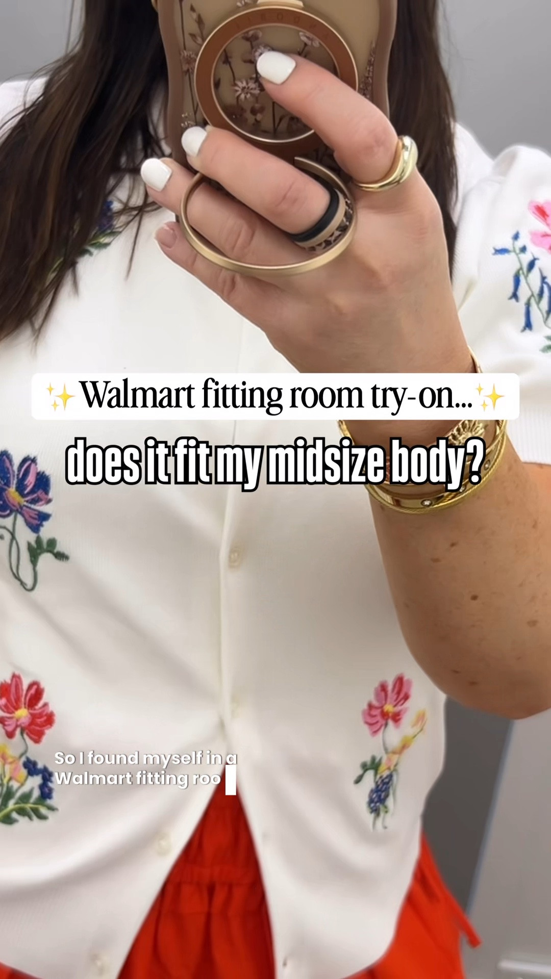 Walmart fitting room try on! XL cardigan. Large midi skirt. Large crochet top. Need an xl. Large eyelet pants. Large dress.

#LTKMidsize #LTKOver40 #LTKSeasonal
