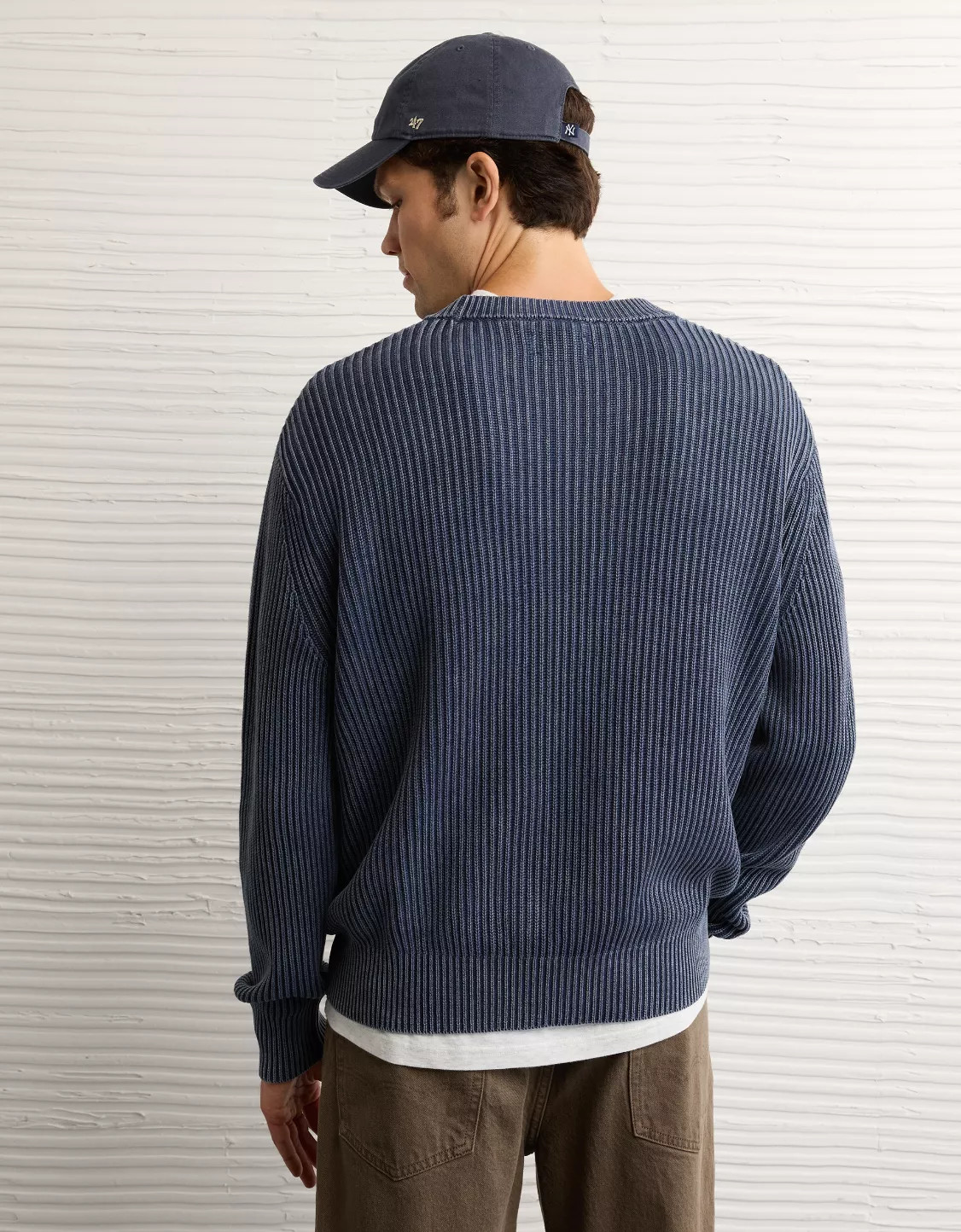AE Fisherman Crew Neck Sweater | American Eagle Outfitters (US & CA)