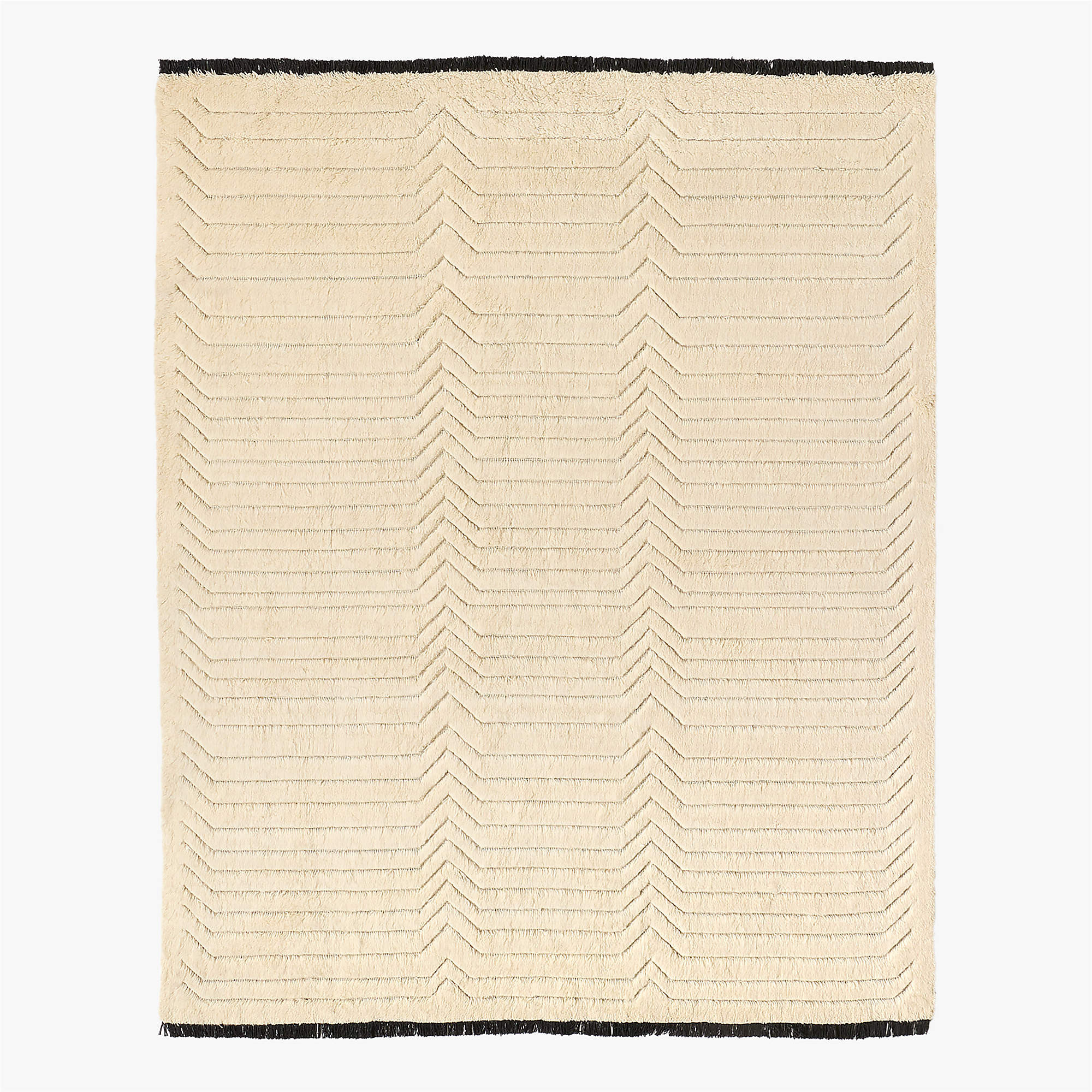 Tovar Handloomed Warm White New Zealand Wool Area Rug 5'X8' + Reviews | CB2 | CB2