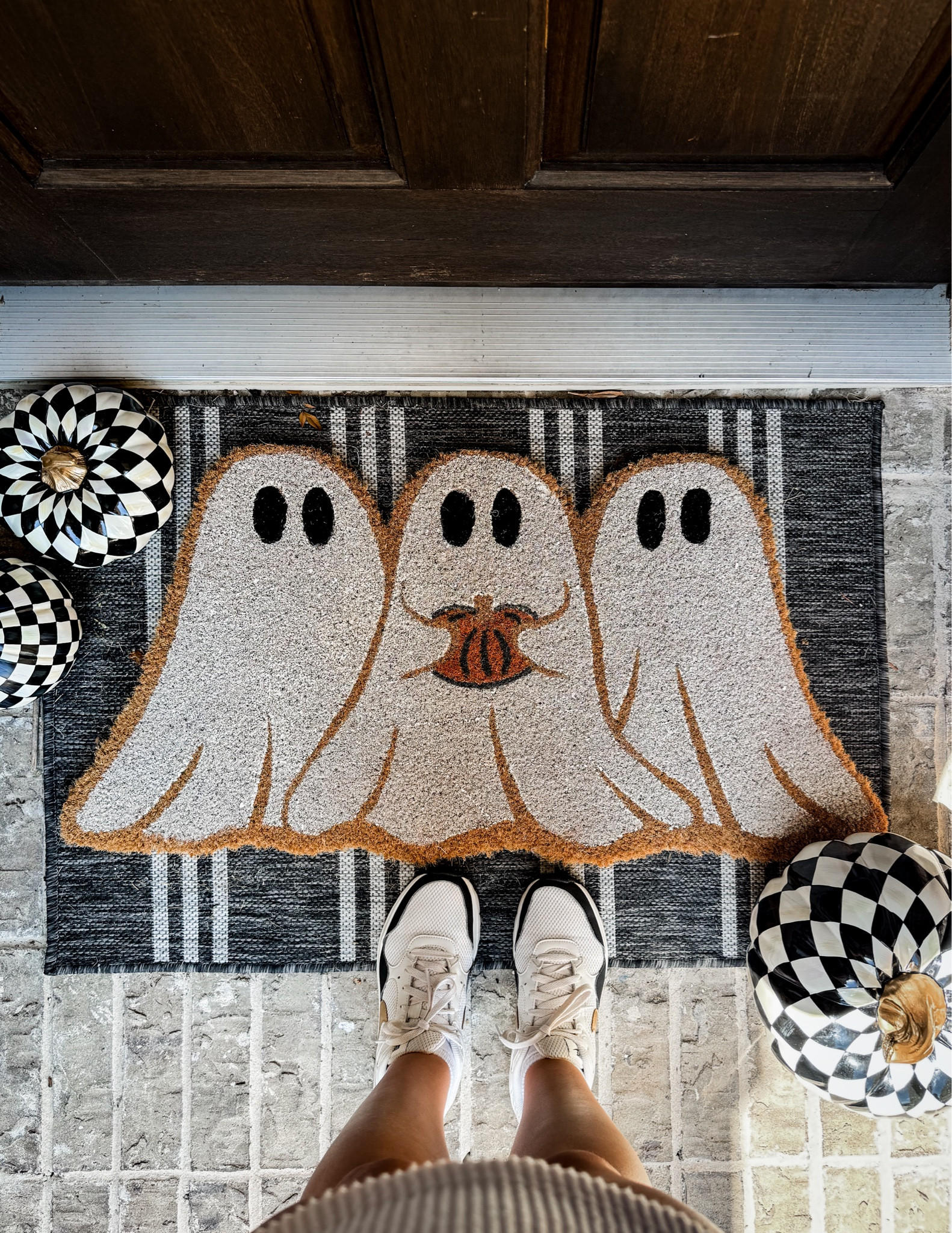 But why is Gus so cute?!?! 🥰  My new Halloween doormat! #gustheghost 
#halloweendecor

#LTKHome #LTKFindsUnder50 #LTKSeasonal