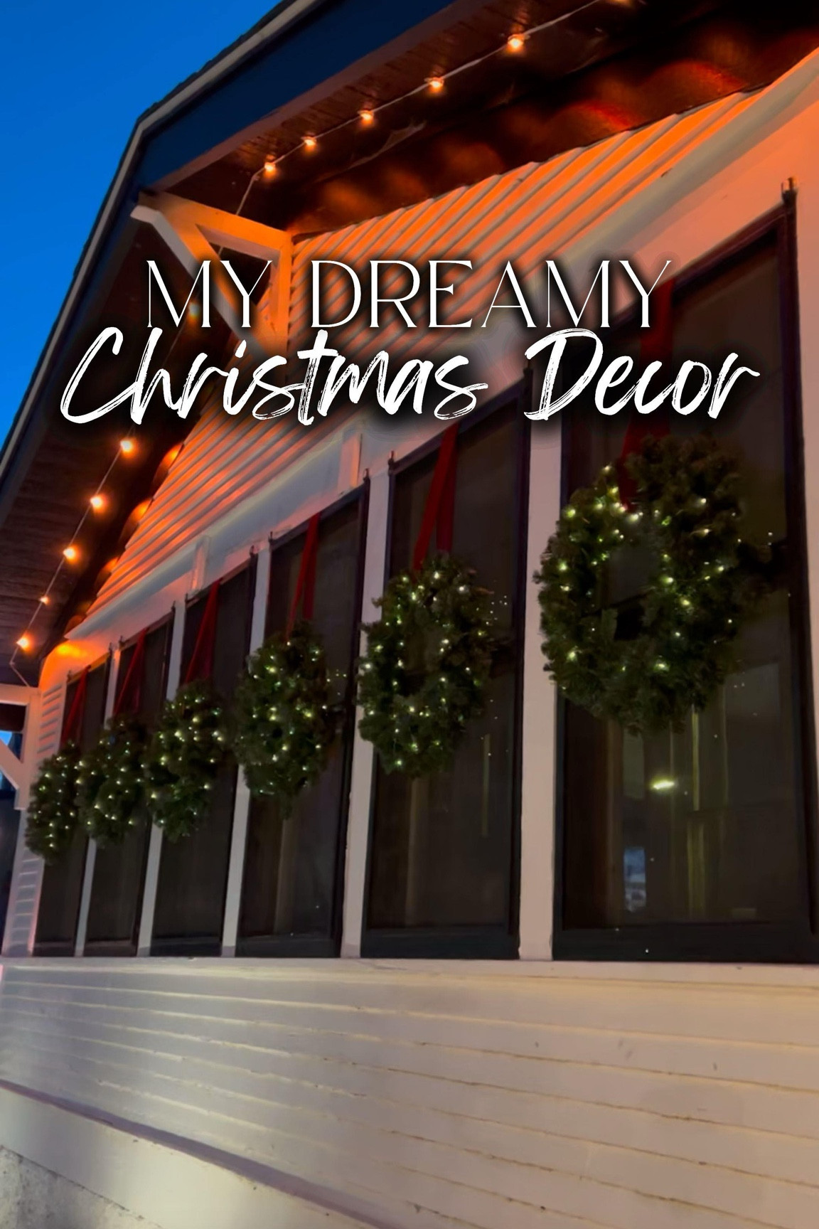 OMG I could cry 🥹✨🎄 A true Christmas dream come true! 😭

This has been on my bucket list for a while now: having a dreamy Christmas Decor outside! Wreaths Everywhereeee! I LOOOVE HOW IT TURNED OUT AND CAN’T STOP STARING AT IT NOW! 🥰🥹 But just know that next year I WANT MORE 🤣👀 Should I add some garlands next? Asking for a friend… 😅

-
#christmas #chridtmasdecorations #outdoorchristmasdecor #christmaswreath #christmasdecor