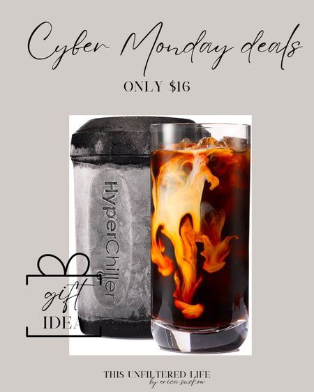 Iced coffee chiller, cocktail chiller on sale for cyber Monday only $16
Gifts under $20 

#LTKGiftGuide #LTKsalealert #LTKCyberweek
