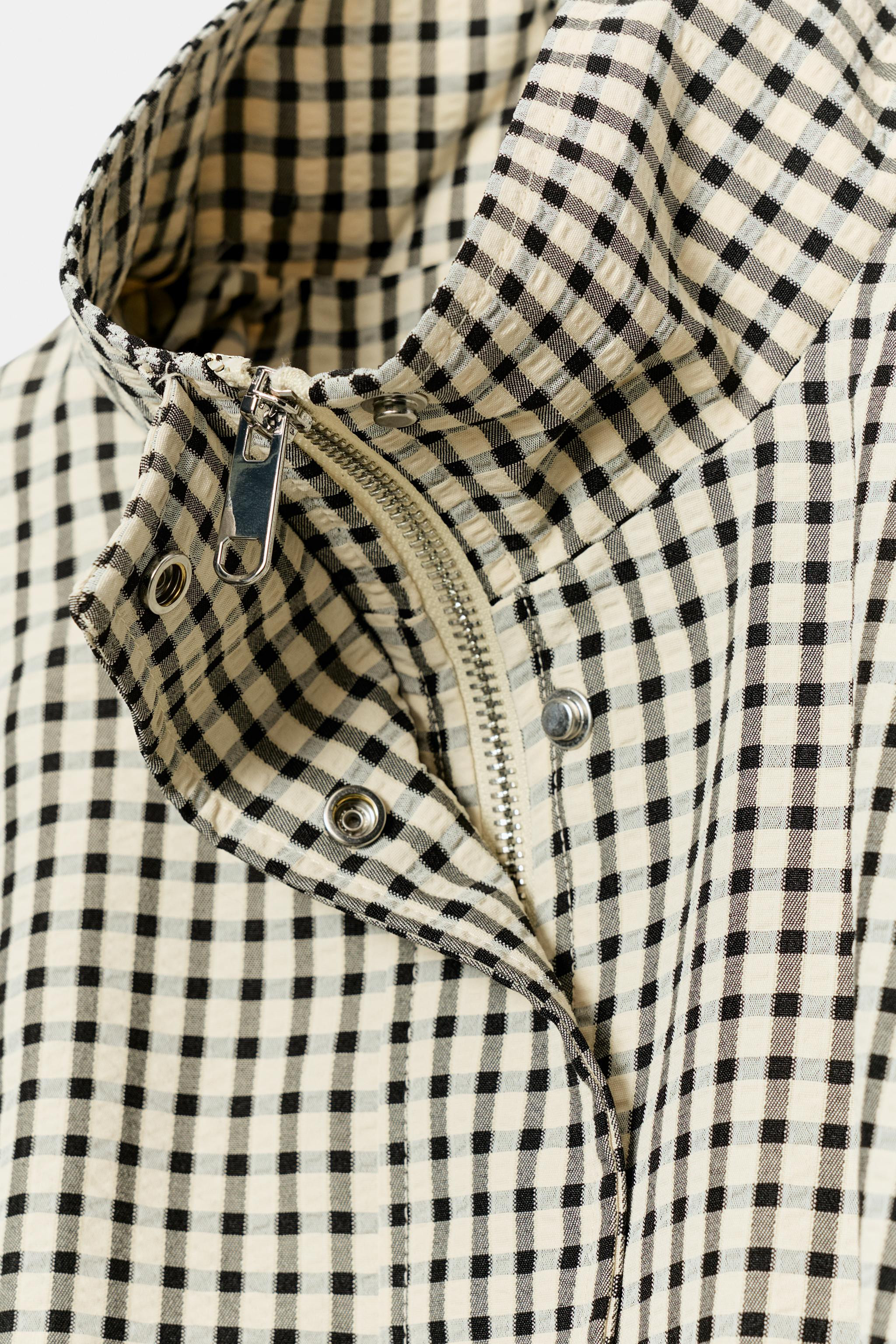PLAID BOMBER JACKET | Zara Canada
