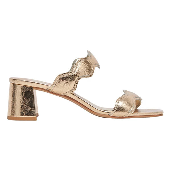 Women's Dolce Vita Ilva Mid Block Heels 8.5 Gold | Scheels