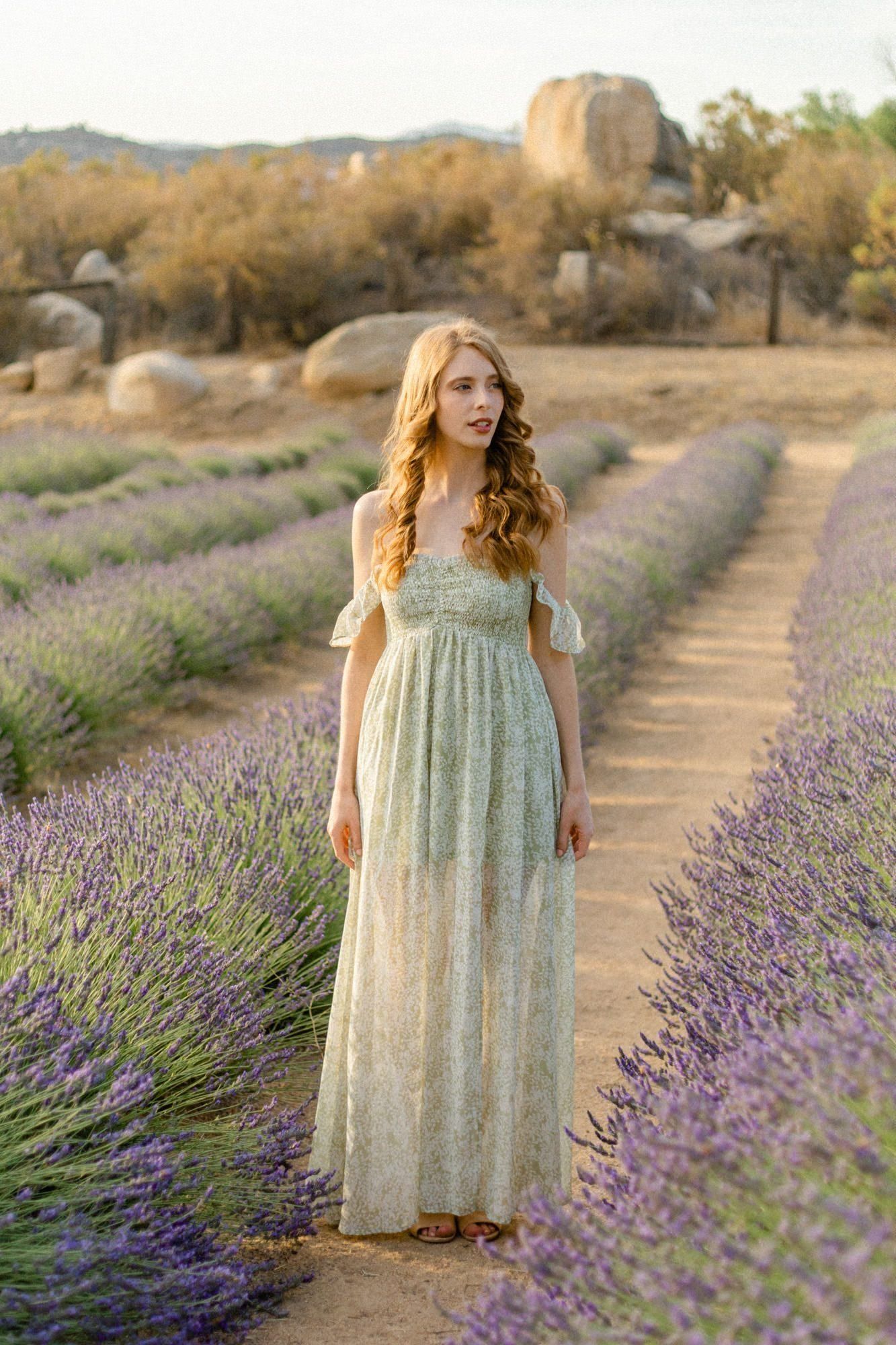 Katrina Sweetheart Maxi Dress | Morning Lavender