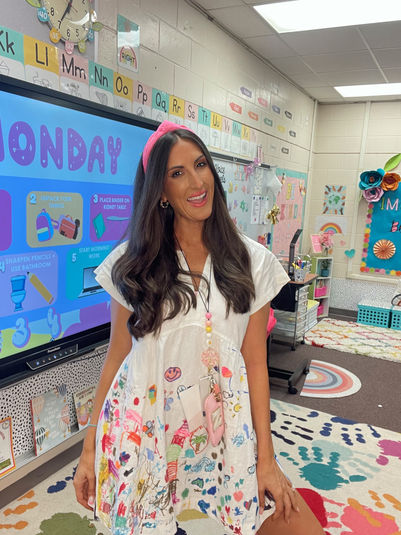 My students designed my birthday dress! 🥳💖