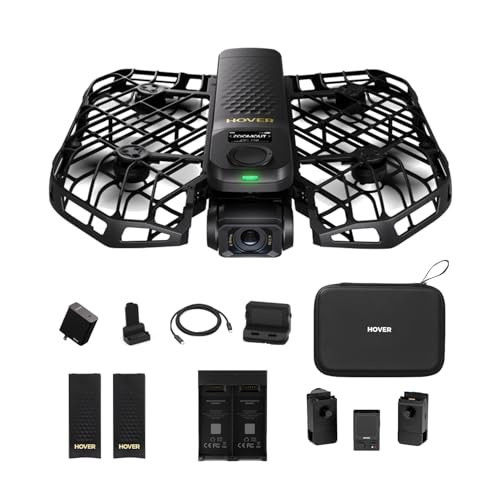 HOVERAir X1 PROMAX 8K Drone with Camera, Foldable Action Flying Camera with 42 KM/H Follow Speed, 15+ Fully Automatic Flight Modes, Fly Anywhere with OmniTerrain, SmoothCapture 2.0(Fly Joy Combo) | Amazon (US)