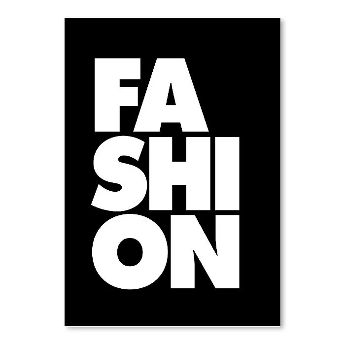 Americanflat Fashion Blk by Motivated Type Poster | Target