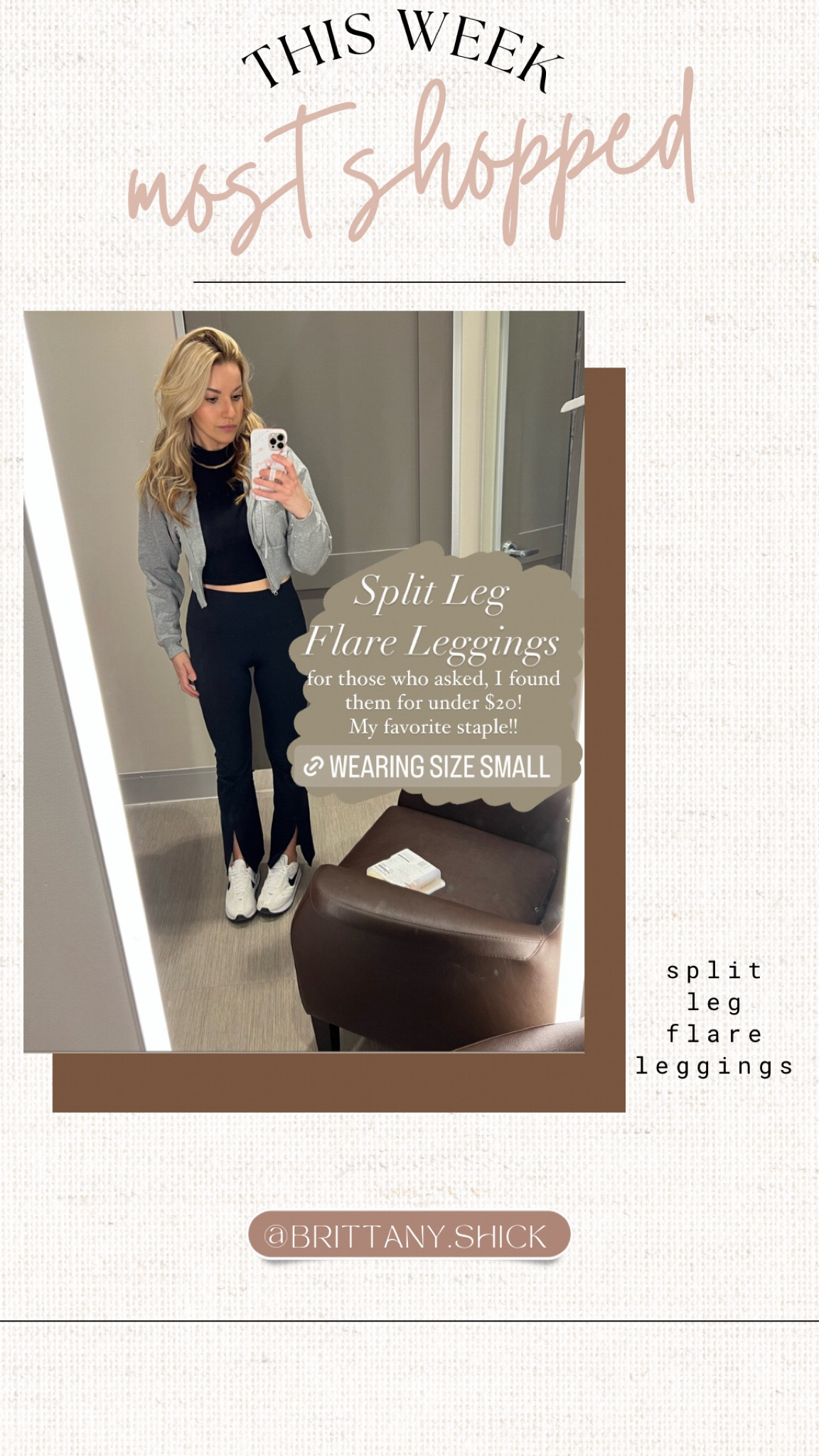 Split leg hem flare leggings trendy yoga comfy casual affordable Jessica simpson

#LTKfit #LTKunder50 #LTKsalealert