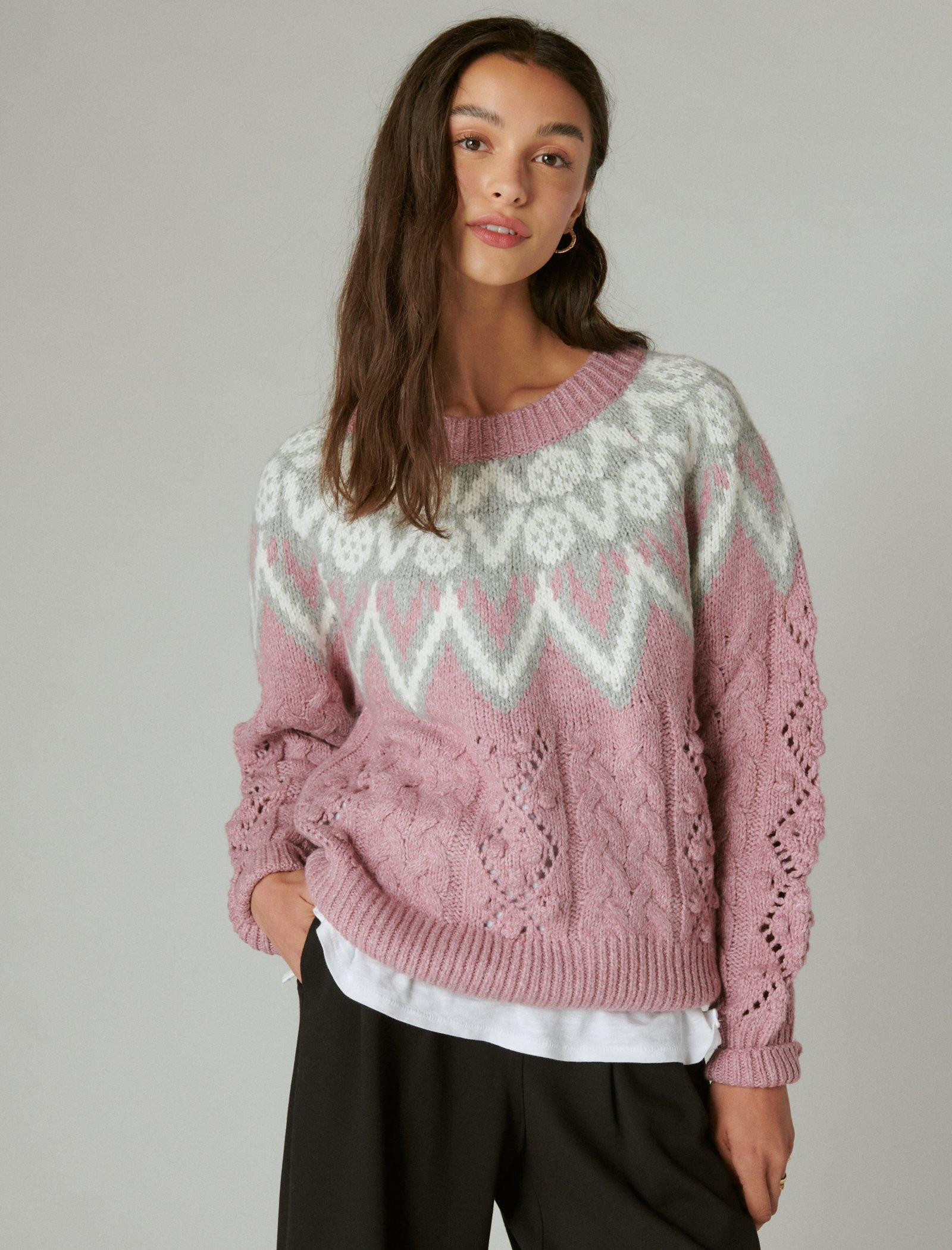 Lucky Brand Women's Fair Isle Sweater | Shop Simon