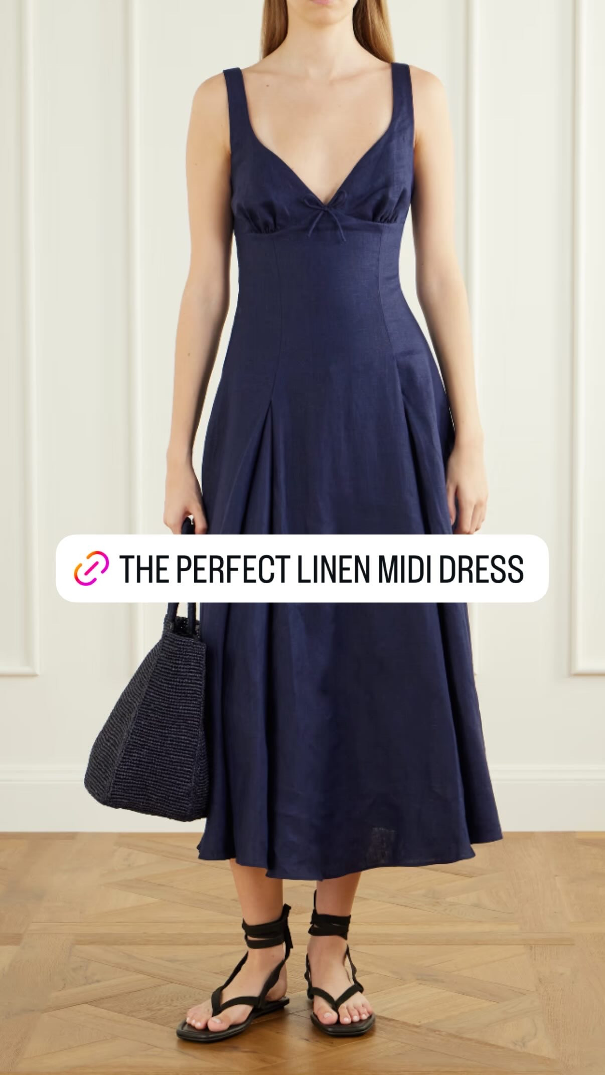 The perfect linen midi dress. If I were restarting my wardrobe, these are pieces that I would consider. Sharing a roundup of neutrals worth noting. From classic dresses, to button downs, jackets, heels, and more! 

 #LTKgrwm #LTKootd #LTKWorkwear
