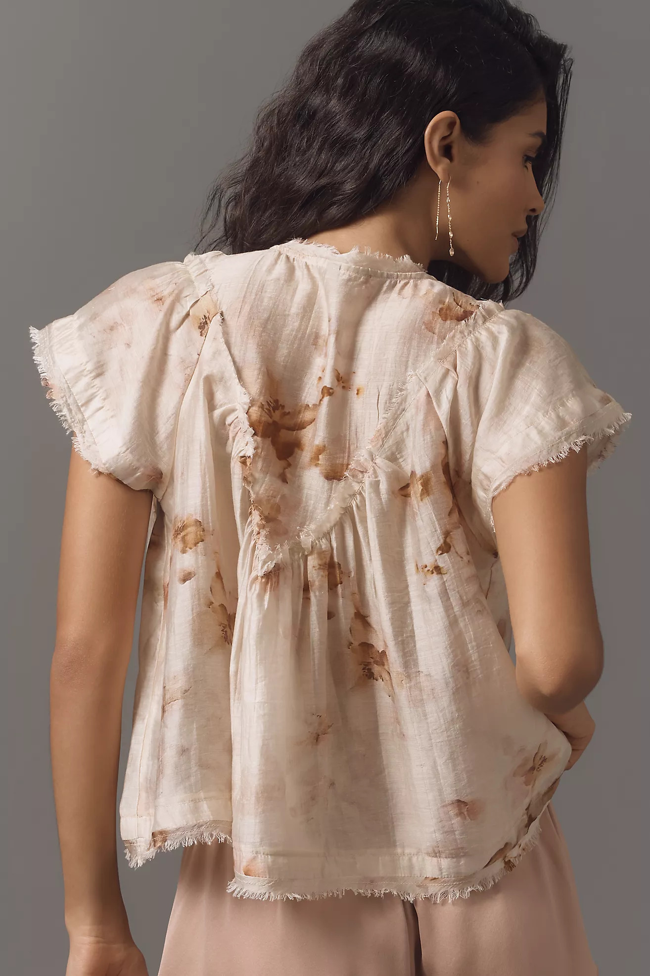 By Anthropologie Smocked Yoke Blouse | Anthropologie (US)