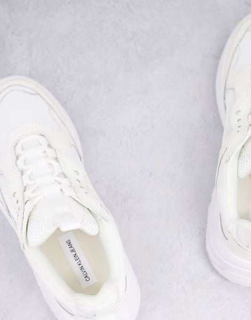 Calvin Klein Maya chunky trainers in white | ASOS (Global)